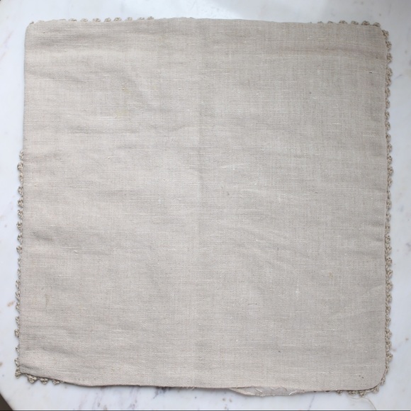 Two linen boho chic pillow covers - Picture 6 of 7